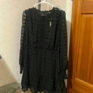 Lulu shear sexy long sleeve dress size xl